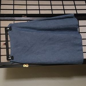 J.Crew chambray wrap around skirt